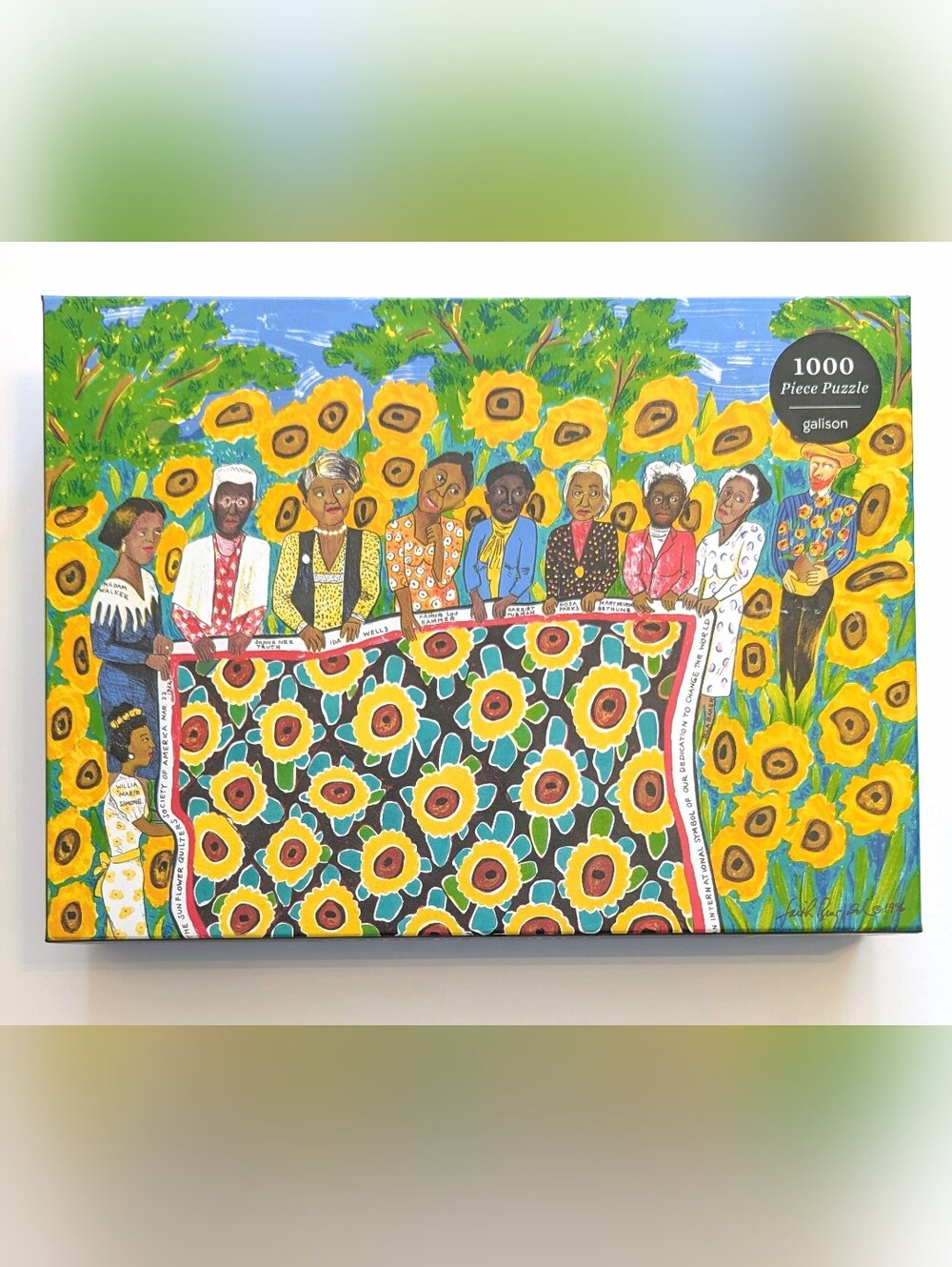 Galison Faith Ringgold The Sunflower Quilting Bee at Arles 1000 Piece Puzzle
